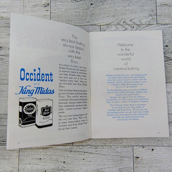 Occident King Midas Collector's Bake Book Cookbook Booklet Peavy Flour Mill VG - Picture 2 of 12
